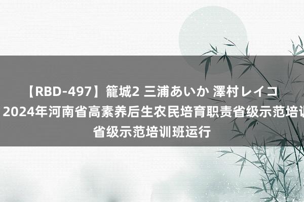 【RBD-497】籠城2 三浦あいか 澤村レイコ ASUKA 2024年河南省高素养后生农民培育职责省级示范培训班运行