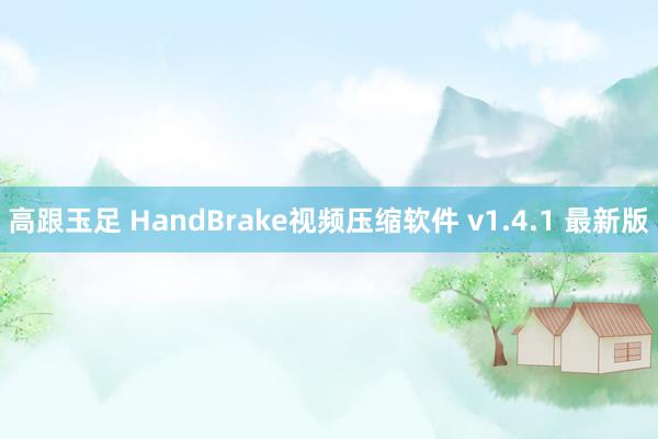 高跟玉足 HandBrake视频压缩软件 v1.4.1 最新版