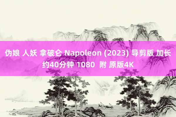 伪娘 人妖 拿破仑 Napoleon (2023) 导剪版 加长约40分钟 1080  附 原版4K