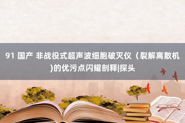 91 国产 非战役式超声波细胞破灭仪（裂解离散机)的优污点闪耀剖释|探头